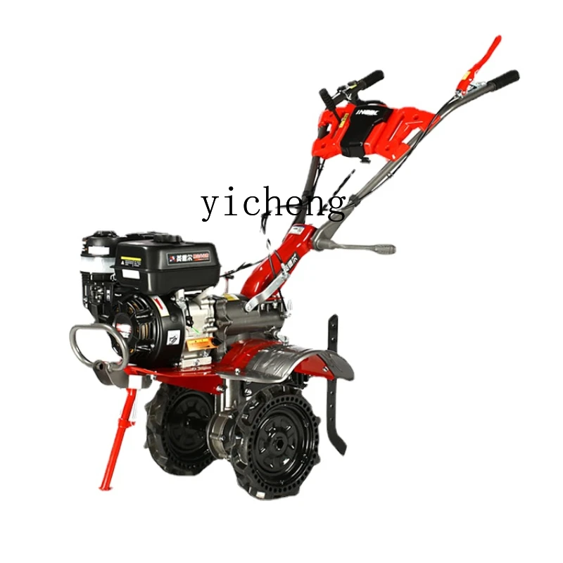 

Xl Mini-Tiller Gasoline 5.5 Hp Rotary Tiller Soil Loosening and Weeding Tiller Soil Ripper Ditching