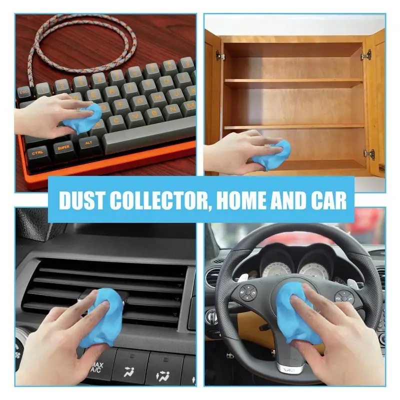 20g Car Cleaning Gel Slime Multifunction Car Cleaning Mud Reusable Keyboard Auto Interior Detail Removal Putty Car Gap Clean