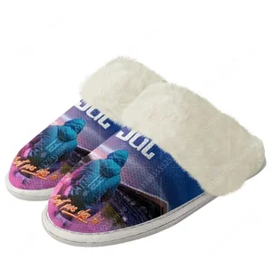 Rapper JUL C'est Pas Des Lol Plush Slippers Keep Warm Shoes Mens Womens Home Cotton Bedroom Custom Made Thermal Light Slipper