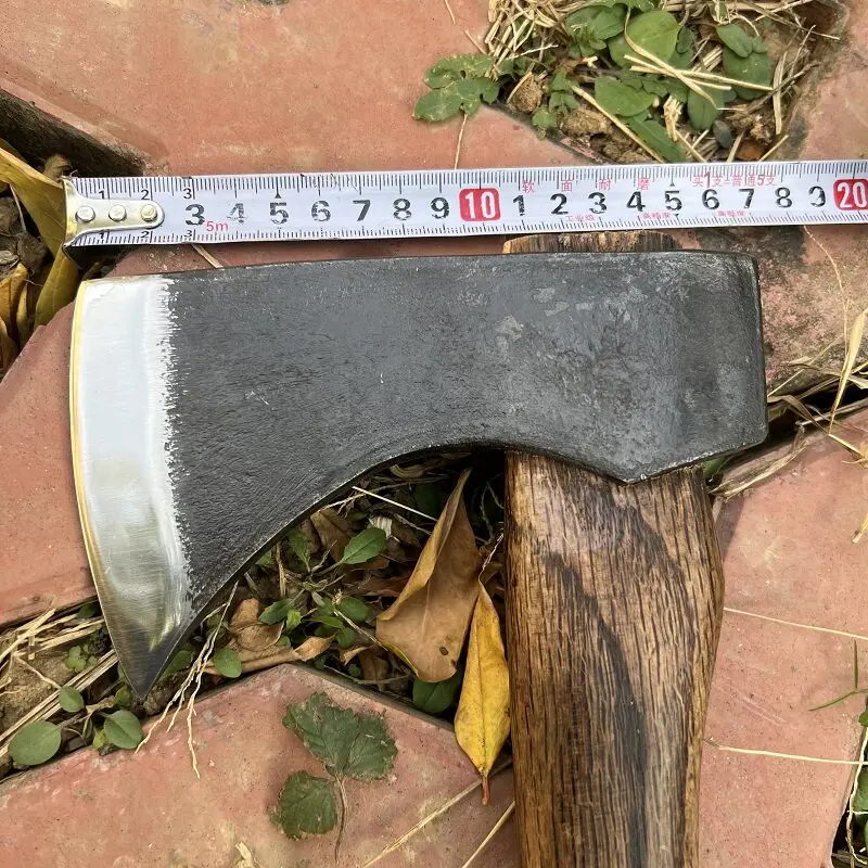 

New Outdoor Neman AxePine Wood Handle Manganese Steel Forging Convenient Camping Tool Chopping Firewood and Emergency Use