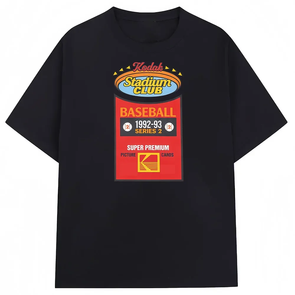Camiseta de Algodón Cómoda y Resistente Kodar para Primavera y Verano con Estampado de Letras Kodar - Top de Moda para Adultos