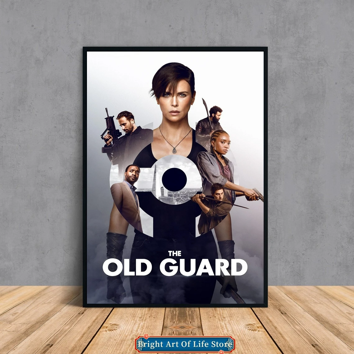 

The Old Guard (2020) Classic Movie Poster Cover Photo Canvas Print Apartment Home Decor Wall Painting