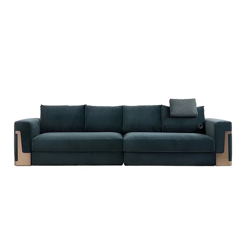 

z High Luxury Home Leather Combination Sofa Set Living Room Leather Modern