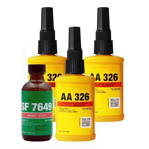 Imagen 1 del producto Adhesivo estructural acrílico AA326, acelerador SF764, adhesivo especial de secado rápido de alta resistencia para acero magnético