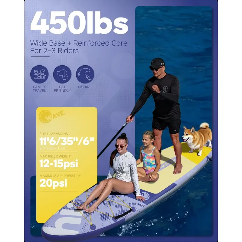 【CHIMU HOME】🌱 Inflatable Stand Up Paddle Board 11'6