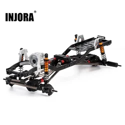 Metal 313mm Wheelbase Chassis Frame with Prefixal Single / 2-Speed Transmission for 1/10 RC Crawler Car Axial SCX10 90046