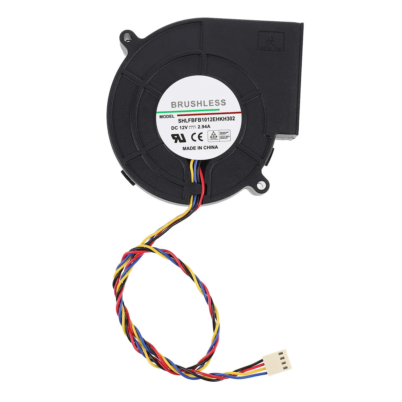 

1Pcs Stainless Steel Furnace DC Cooling Fan Adjustable Grill Blow Fan High Durability