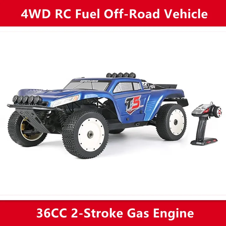 

Rofun T5 4WD radio control fuel cross-country race car 36CC 2 stroke gas engine