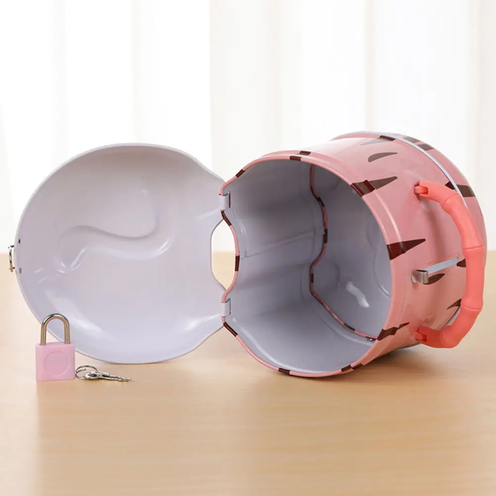 

3Pcs Tiger Money Box Cartoon Year of Tiger Children Gifts Coin Storage Box Locking Desktop Decoration Financial Management