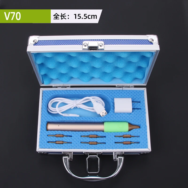 

V70 Electrocoagulation Pen Hemostat Double Eyelid Surgery Eyebrow Cutting Rechargeable Pen Electrocoagulator