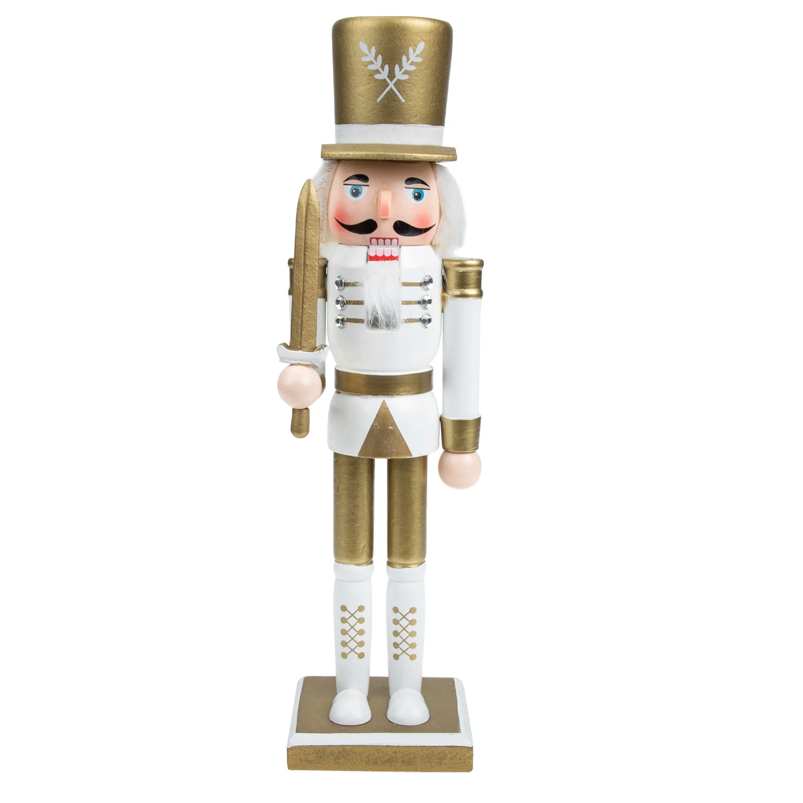 

Nutcracker Festival Xmas Craft Christmas Decor Wooden Soldier Batteries