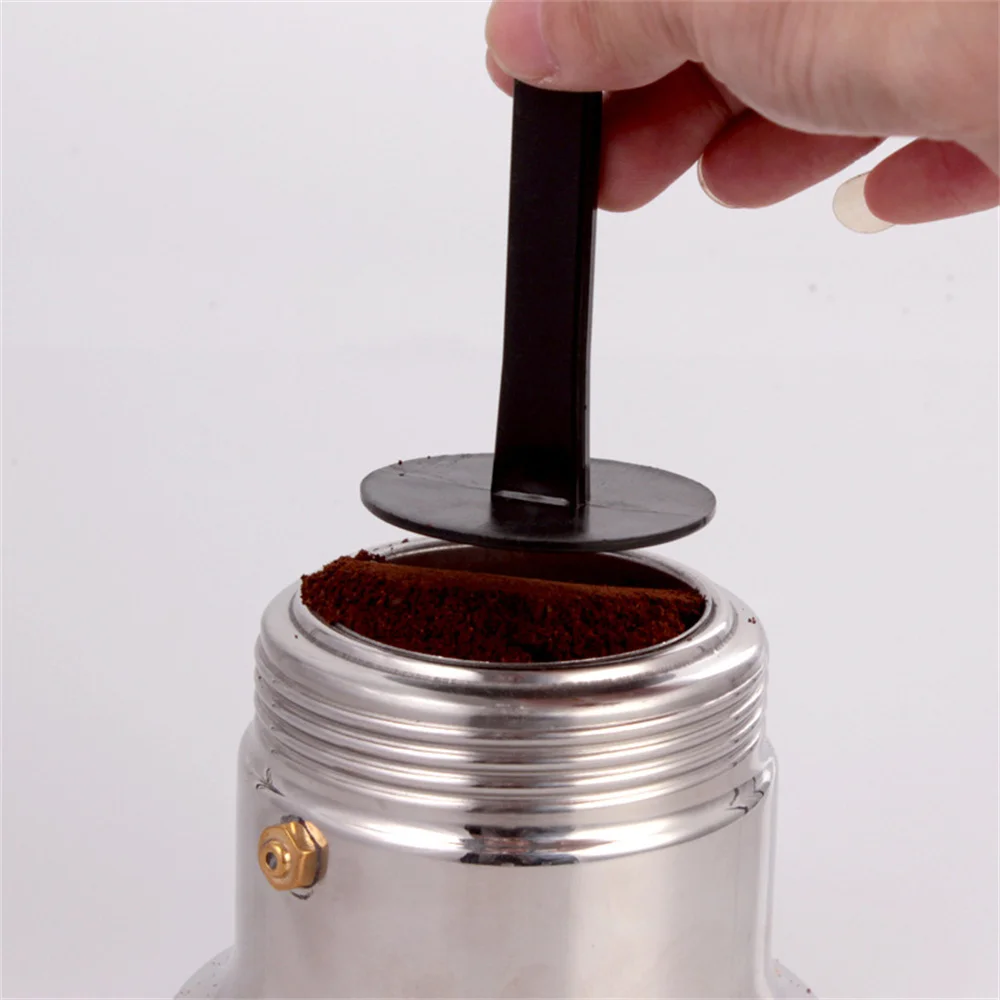 Stainless Steel 2 In 1 Coffee Scoop Stand Tamper Spoon Tools Portable Coffee Powder Measuring Scoops Tampers Coffee Accessories