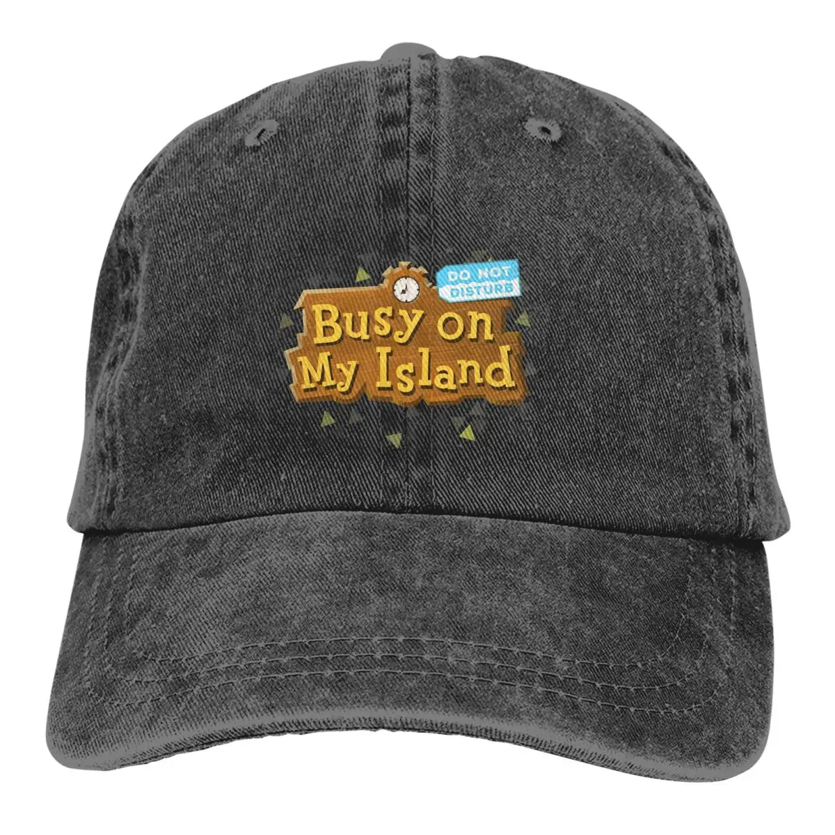 Animal Crossing Pocket Camp Busy On My Island Baseball Caps Peaked Cap Sun Shade Hats for Men Women