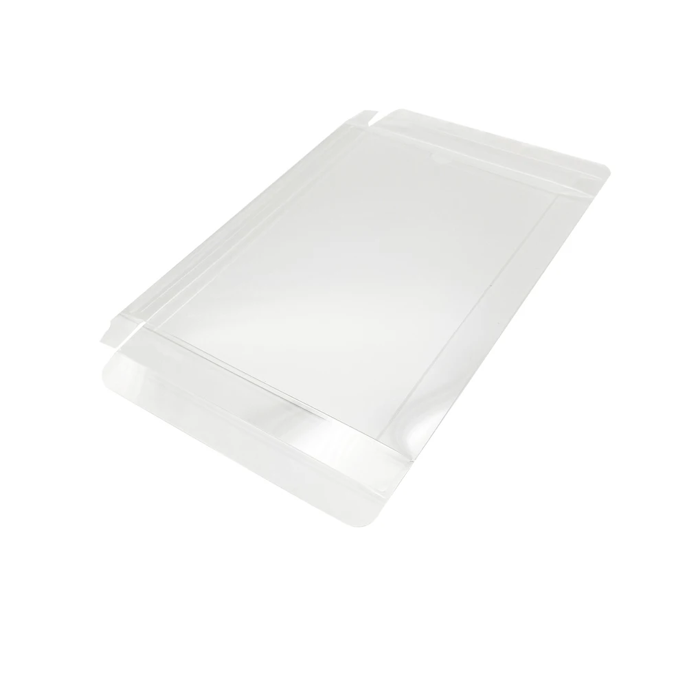 Clear transparent box  for  PS2   game card  collection display   storage 1CD PET  protective box