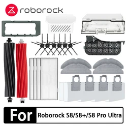 Roborock S8 S8 Pro Ultra S8+ Akcesoria mop Worki próżniowe Filtr szczotki bocznej Wymienne części zamienne do odkurzacza robota