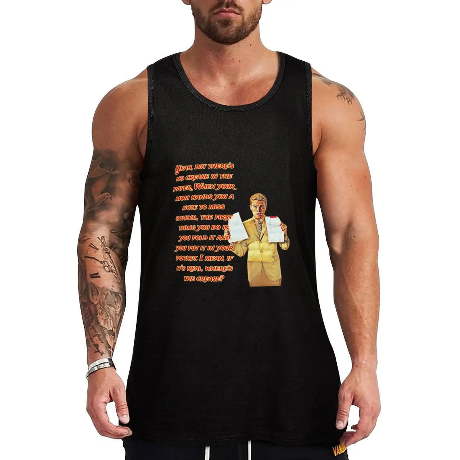 Catch Me If You Can (2002) Movie Tank Top T-shirts men gym wear men