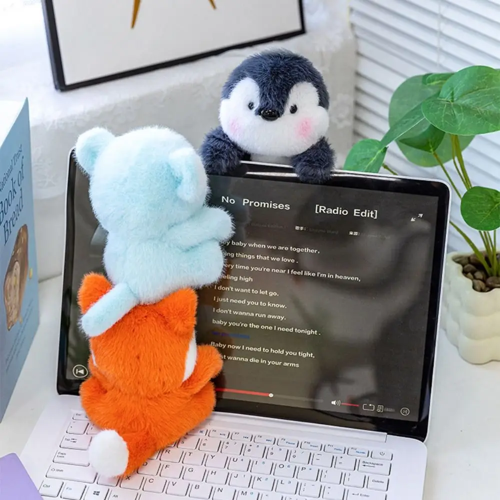 ตุ๊กตาสัตว์ ช้างจิ๋ว ตุ๊กตาผ้าพลัฌ ไส้ใยสังเคราะห์ หมอนอิง ตุ๊กตาเพนกวิน ตุ๊กตานอน 12 ซม. ตุ๊กตาเพนกวินผ้าพลัฌ