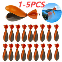 Rocket Bait Thrower Carp Feeder Bomb Fishing Feeder Nesting Tool Pellet Position Thrower Float Fishing Bait Thrower Fishing Acce