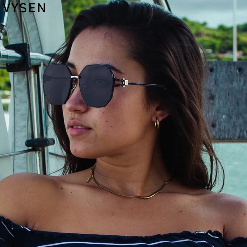 

Oversized Shield Square Sunglasses Women Men 2025 Luxury Brand Big Frame Retro Polygon Sun Glasses Outdoor Shades UV400 Eyewear