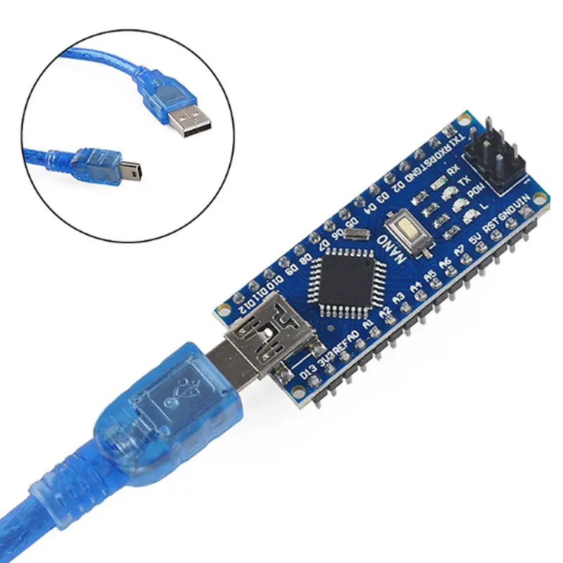 3PCS for Nano V3.0 ATmega328P Controller Compatible for Arduino Nano CH340 USB Driver NO CABLE NANO 3.0