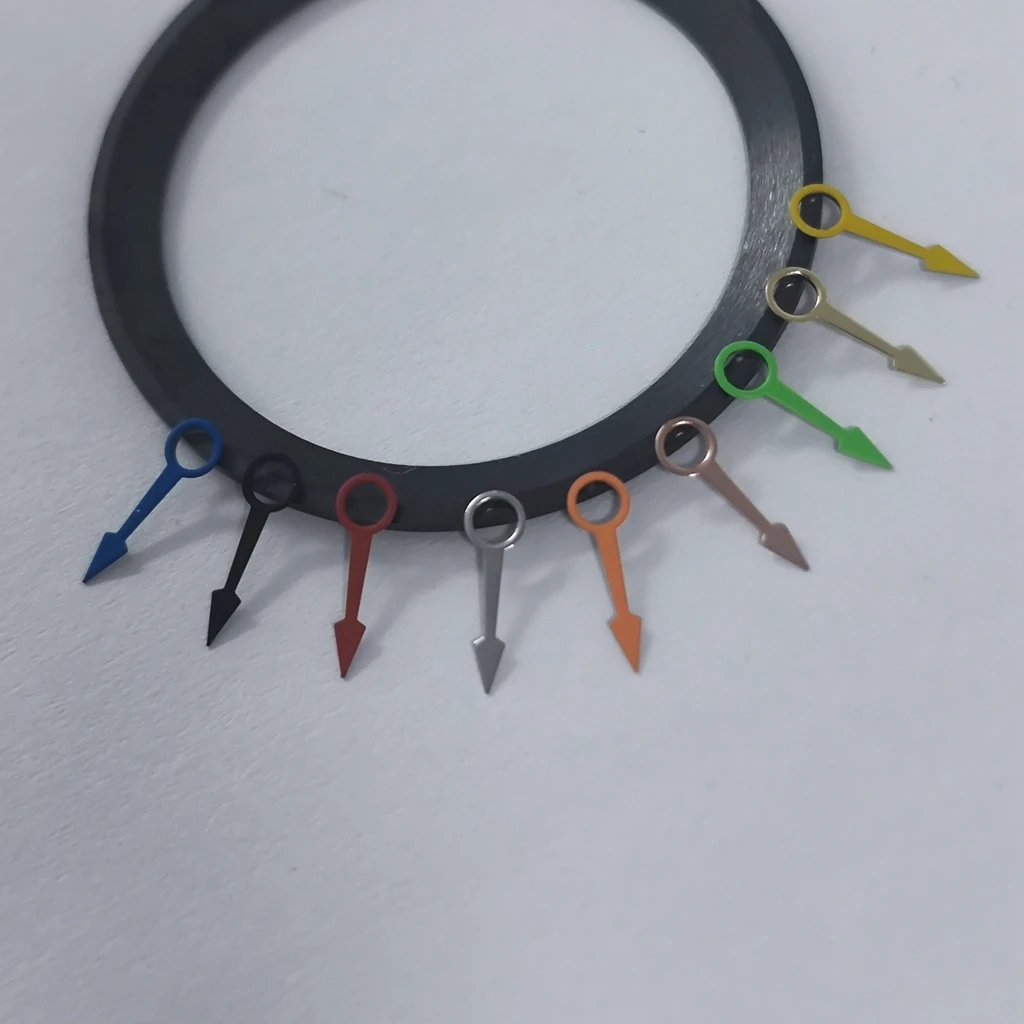 High Quality NH34 GMT Hands Silver Gold Rose Gold Black Blue Red Yellow Orange