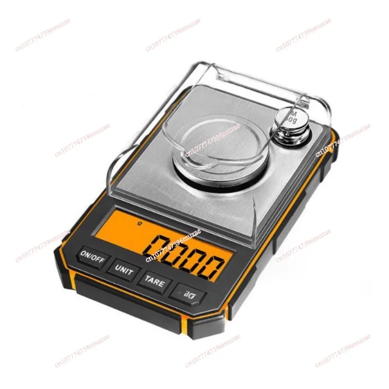 

Электронные цифровые весы Brifit, 0,001 г/50 г, мини-весы, прецизионные профессиональные карманные весы, миллиграмма с калибровочными гирями 50 г