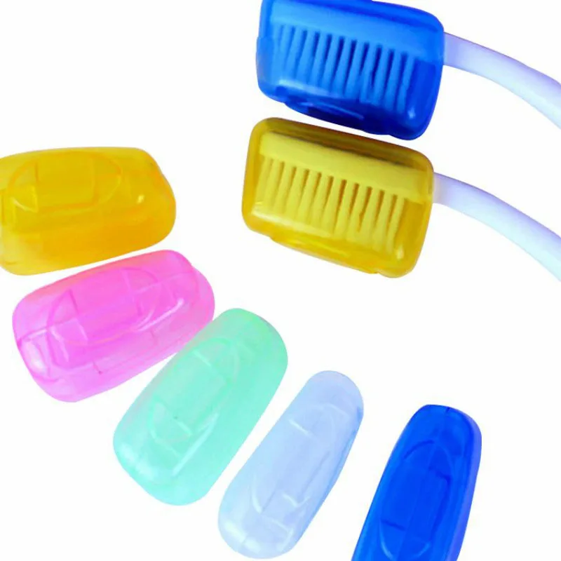 Environmentally friendly toothbrush head dust cover portable travel toothbrush storage box outdoor toothbrush head cover