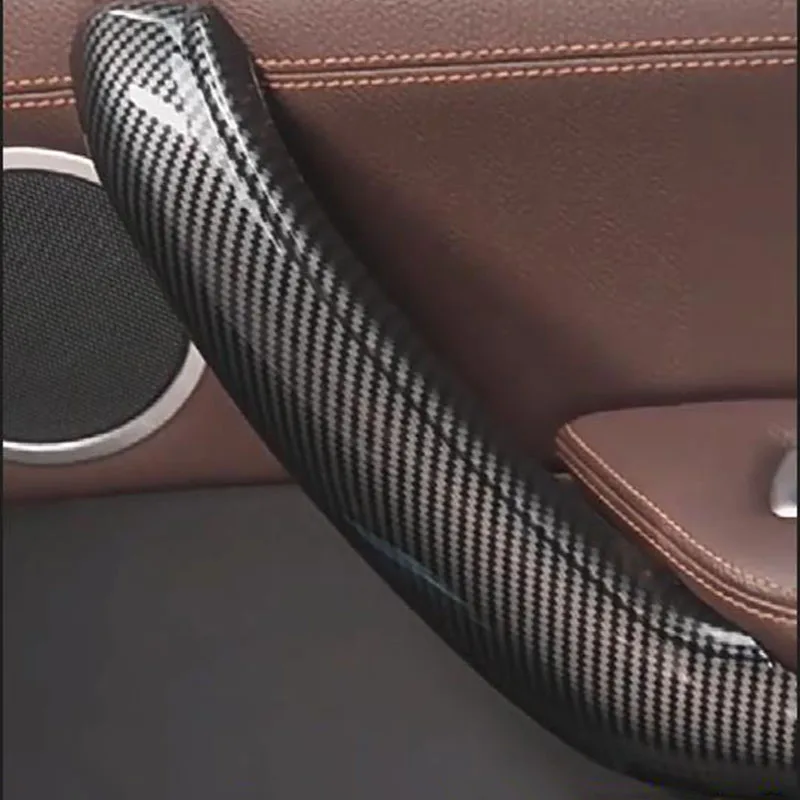 LHD RHD Car Front Rear Door Inner Handle decorative cover Paste Modification Accessories For BMW X3 X4 F25 F26 2010-2017