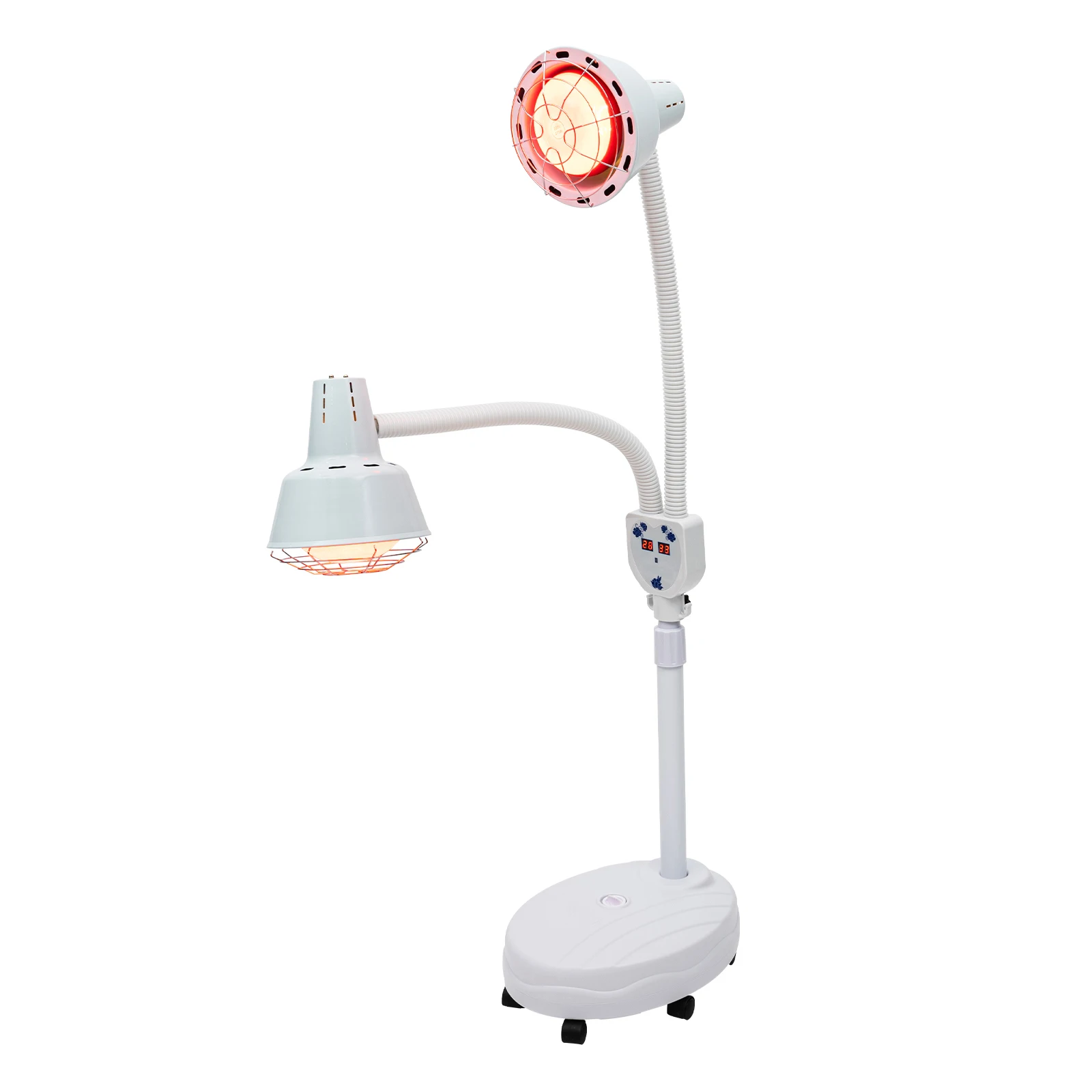 

Portable Red Lamp Heating Multifunctional Infrared Physical Heater Lamp for Home 360° Rotating Pulley Base for Relieve Pain