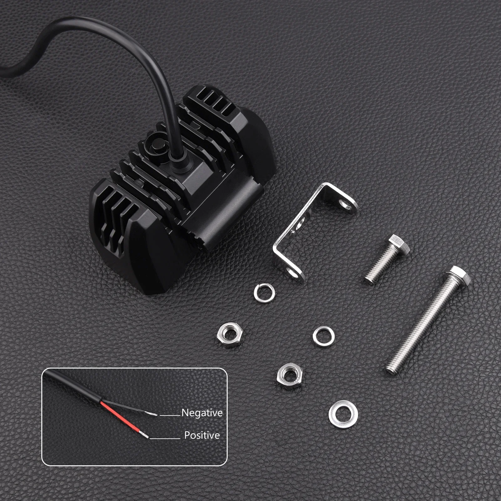 2 pces moldura-menos 40w led retangular luz de trabalho à prova dwaterproof água lâmpadas de nevoeiro luzes de ponto de condução com suportes para luzes de trabalho offroad