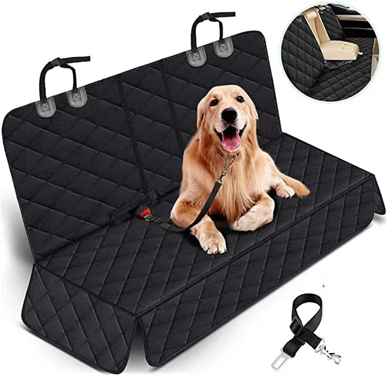 

Car Dog Seat Cover for Back Seat Waterproof Auto Rear Pet Seat Protector Mat Nonslip Universal Safety Carrier For Outing Dogs
