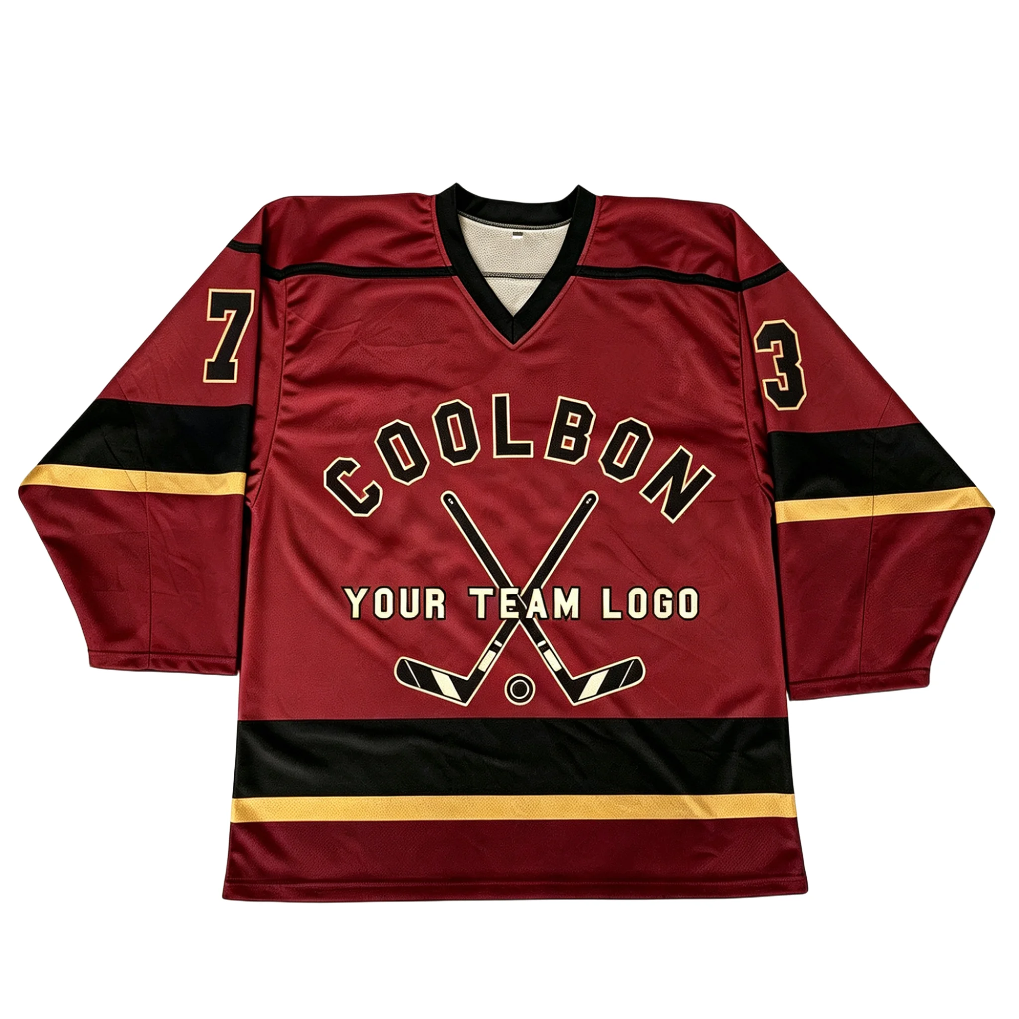 Custom Teamwear Full Sublimation Collage Ice Hockey Jersey