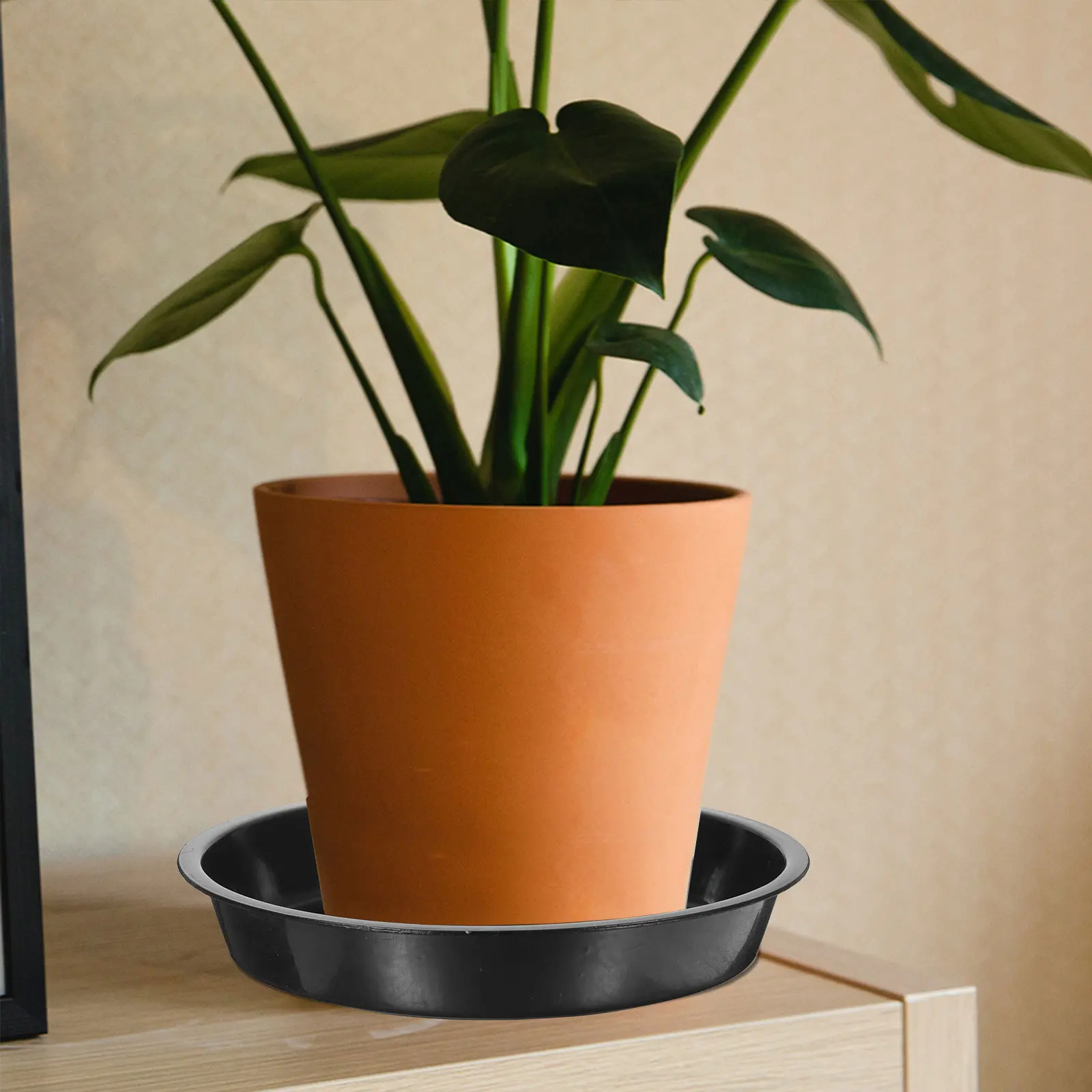 

25Pcs Flowerpot Bases Plastic Balcony Plant Pot Water Trays Durable Anti-Aging Gardening Flowerpot Water Plate
