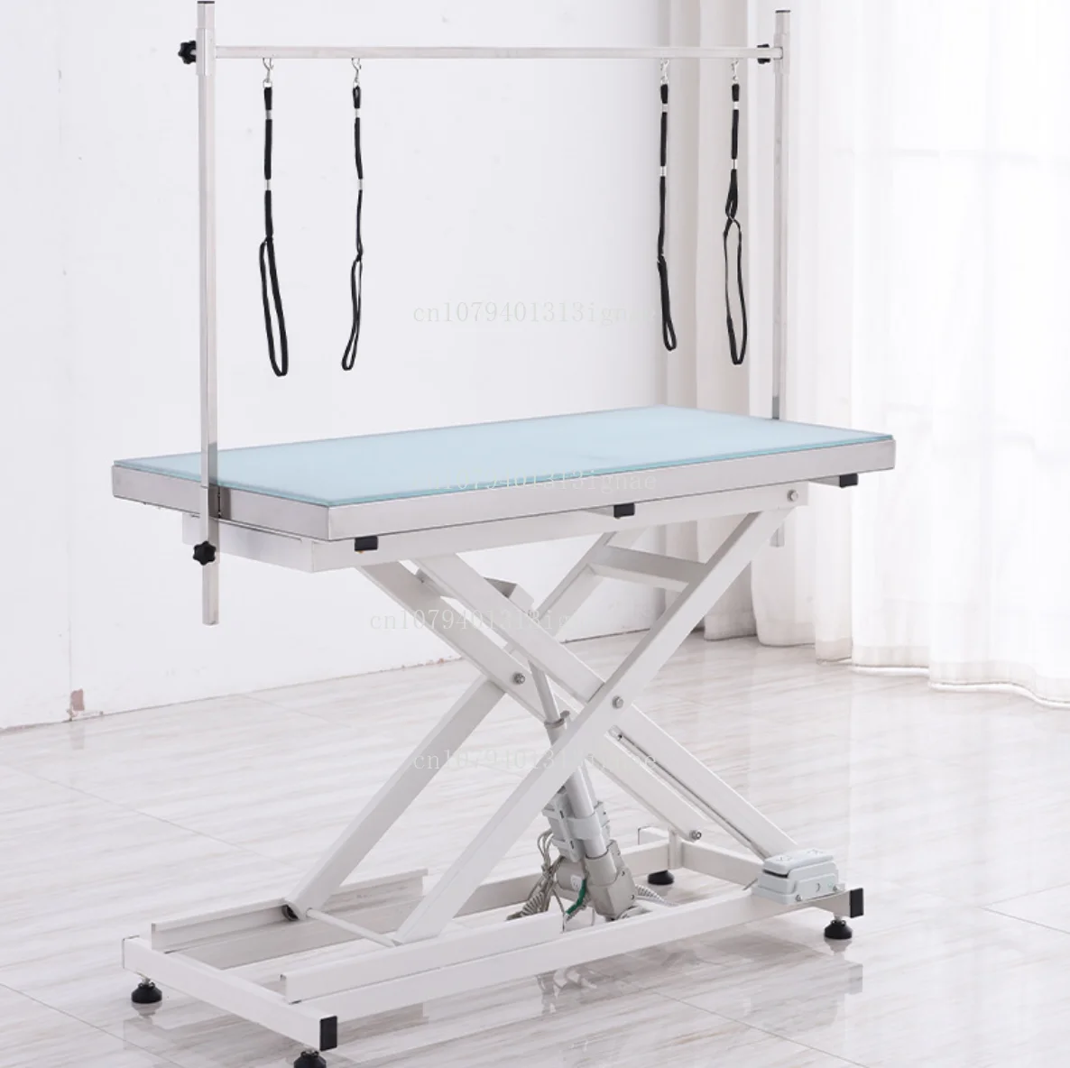 

Electric Lift Pet Grooming Table Dog Hairdressing Table with Light Emitting Diode Light Veterinary Grooming Table