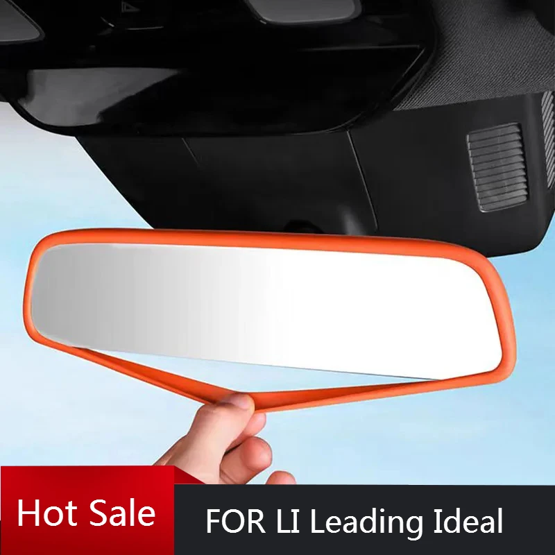 

Car Rearview Mirror Frame Display Edge Protector Silicone Protective Cover Fit L7/L8/L9 For Leading LiXiang L7 L8 L9 2022 2023