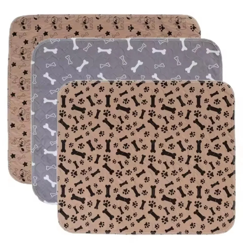 Durable Waterproof Puppy Pee Pad Fast Absorbing Reusable Pet Bed Mat Breathable Washable Dog Urine Pad Pet Training
