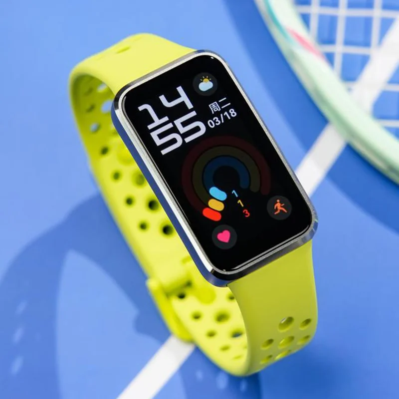 2025 جديد الأصلي هواوي باند 10 الذكية الفرقة طوال اليوم الأكسجين في الدم 1.47 ''AMOLED شاشة معدل ضربات القلب Smartband 2 أسابيع عمر البطارية