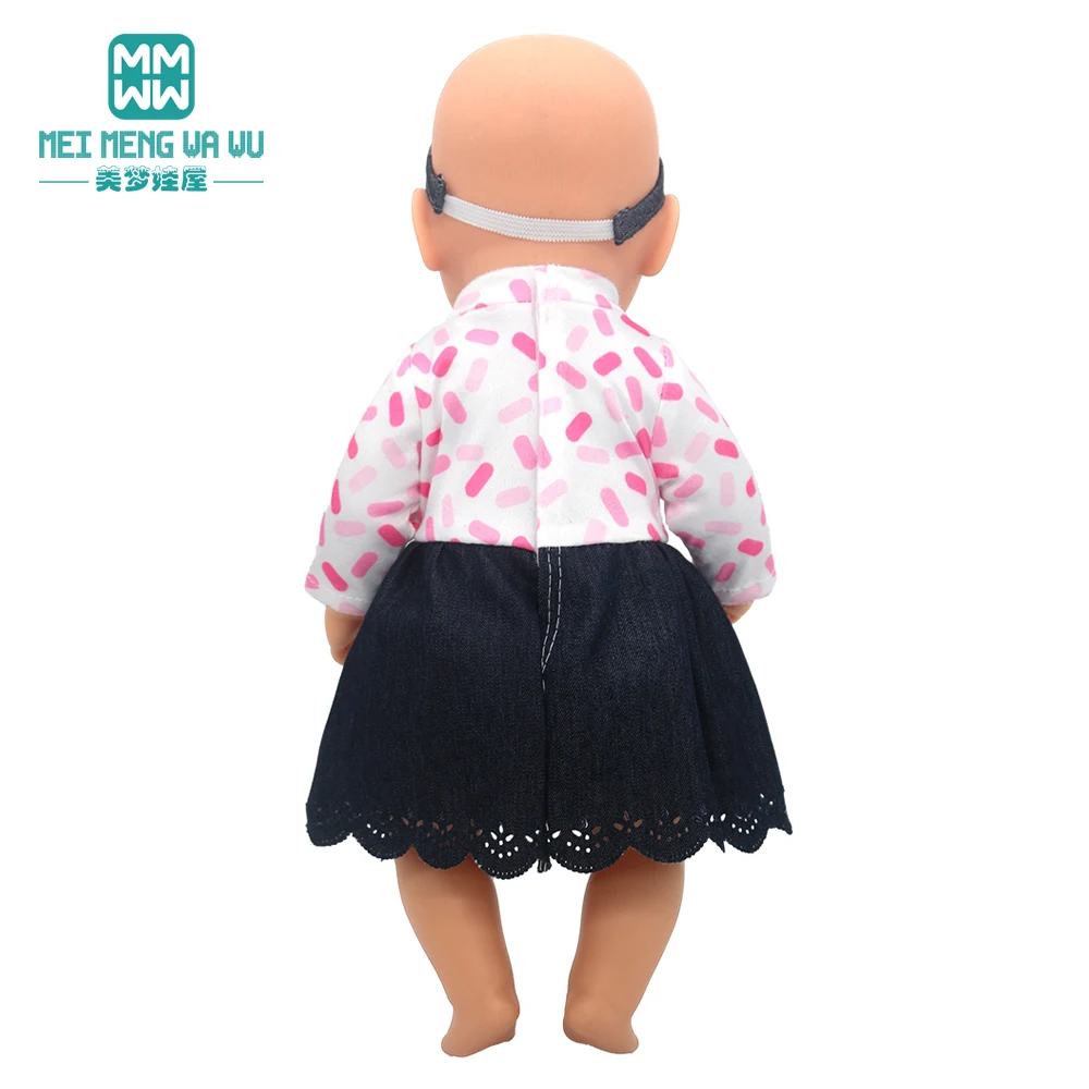 Mini Toys Doll Clothes 35cm 14inch Born Doll Fashion Blankets Dresses Onesies Suit Girl Gift