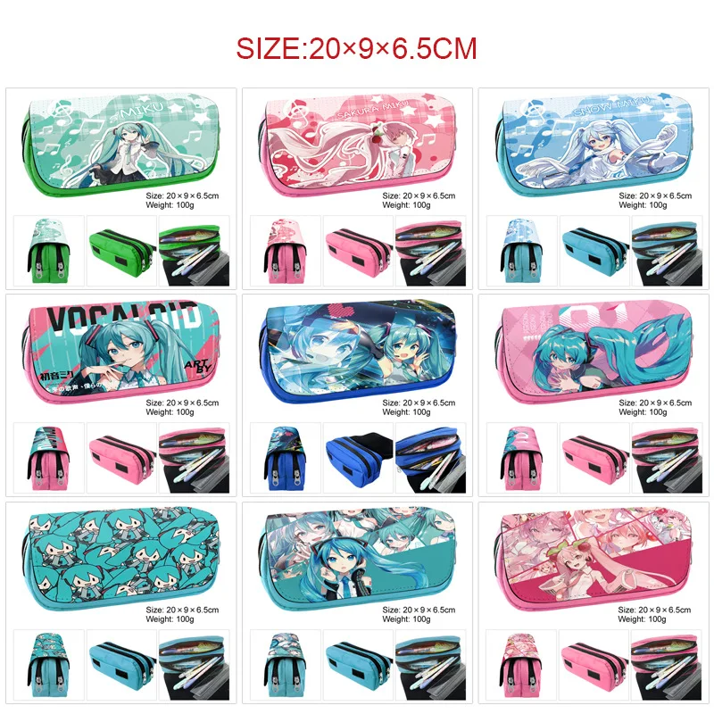 kawaii-hatsune-miku-virtual-cantor-figuras-dos-desenhos-animados-impressao-ziper-dupla-camada-caneta-caso-grande-capacidade-caixa-de-papelaria-presente