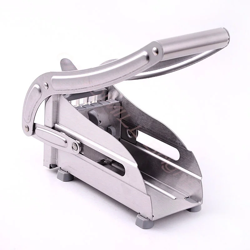 Potato Slicer Stainless Steel Household Hand-pressed French Fries Slicer Cucumber Potato Slicer Kitchen Cutting Tool