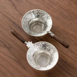 Siatka metalowa sitko do herbaty ze stali nierdzewnej sito filtra Teaware koronkowy odpływ herbaty przydatny zaparzacze do herbaty akcesoriów kuchennych