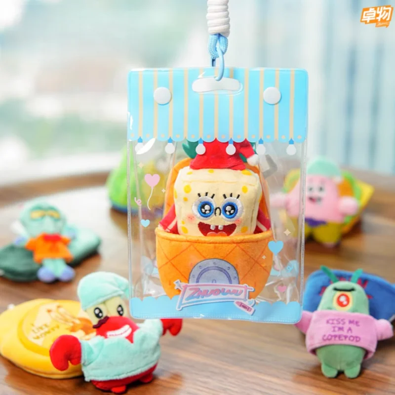 الجديد في المخزون سبونجبوب سكوير بانتس دريم سلسلة أفخم صندوق أعمى المغناطيسي قلادة دمية انفصال هدية مزخرفة