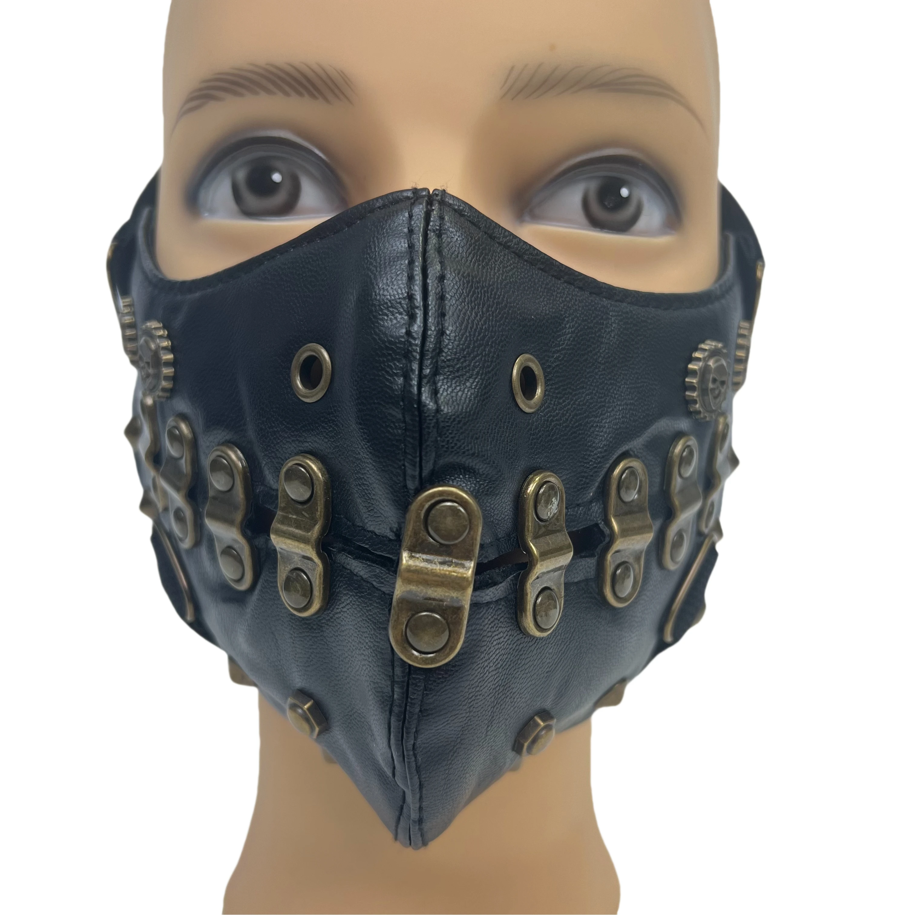 New Steampunk Party Motorcycle Mask Personality Cool Exquisite Halloween Easter Adult Motorcycle Cosplay Anime Dress Up Ornament