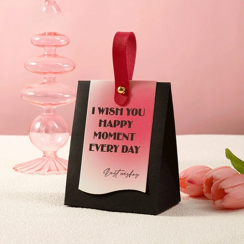 Gift Packaging Box Paper Paper Gift Bag Handbag Box Wedding Candy Box For Party Birthday Event