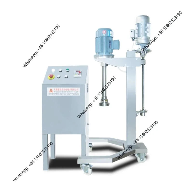 Small Homogenizer Mixer Pot Cosm etic Batch Type Top Shear Homogenizer Mixer Machine