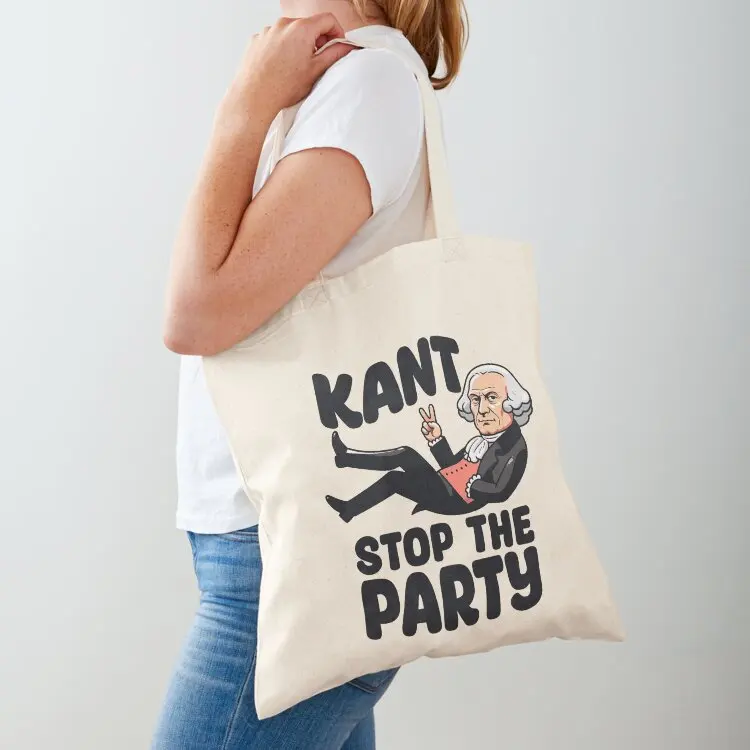 

Kant Tote Bag canvas shopping bag Reusable bags tote bag screen custom tote