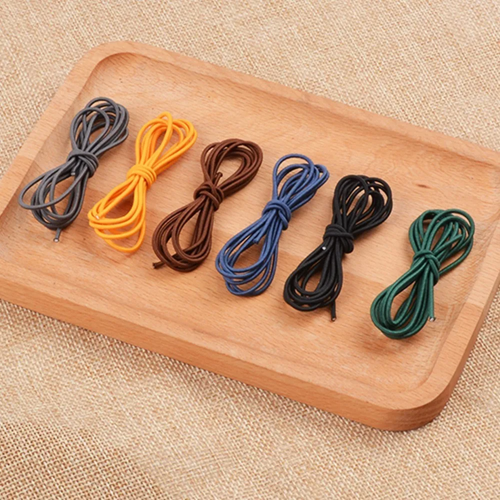 5 Piece a Set Repair Elastic Rubber Band For Leather Notebook Accessory Elastic String Bungee Cord 1 Meter Length