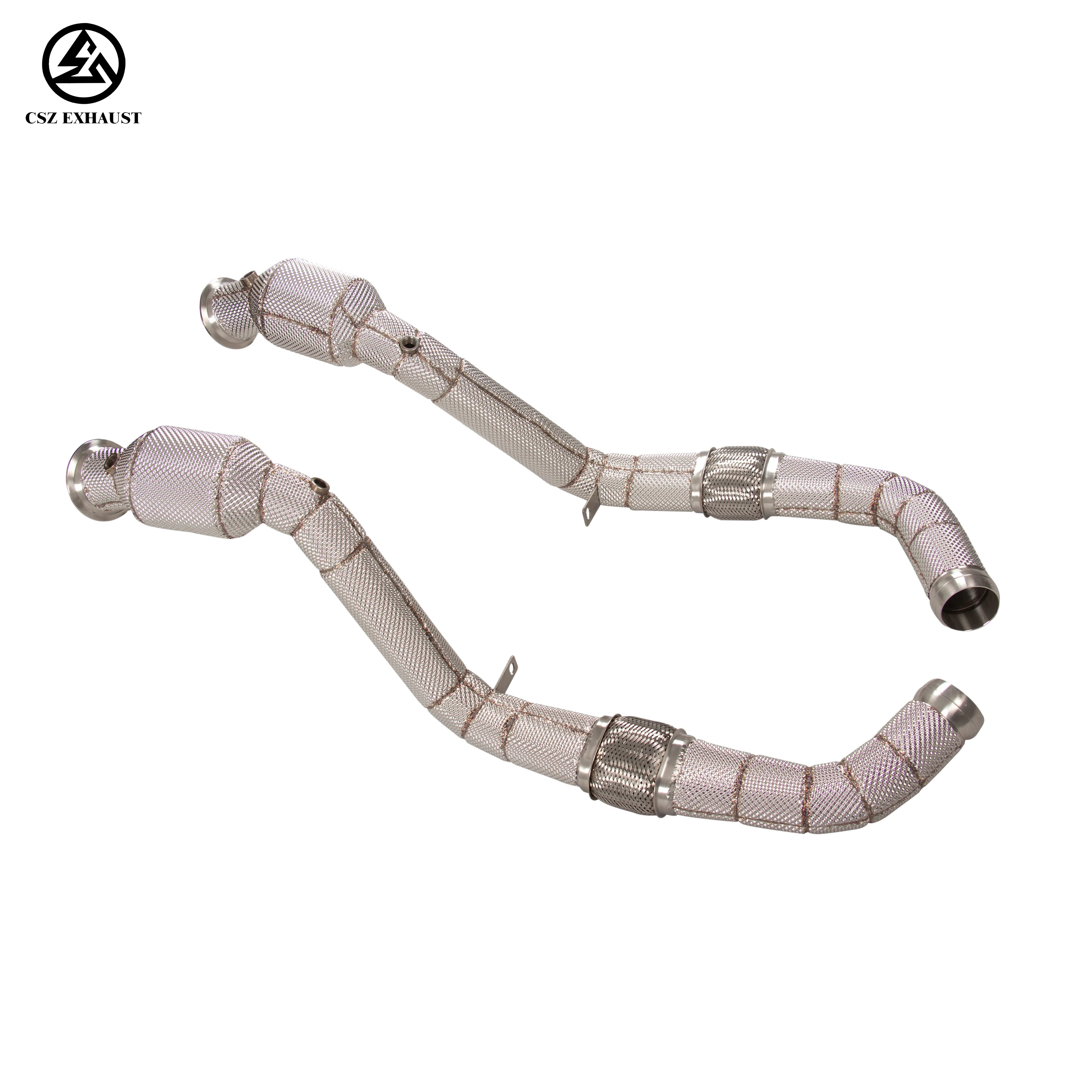 For Bentley Flying Spur 6.0TT 2018-2024 High Flow Exhaust Sport Cat Downpipe