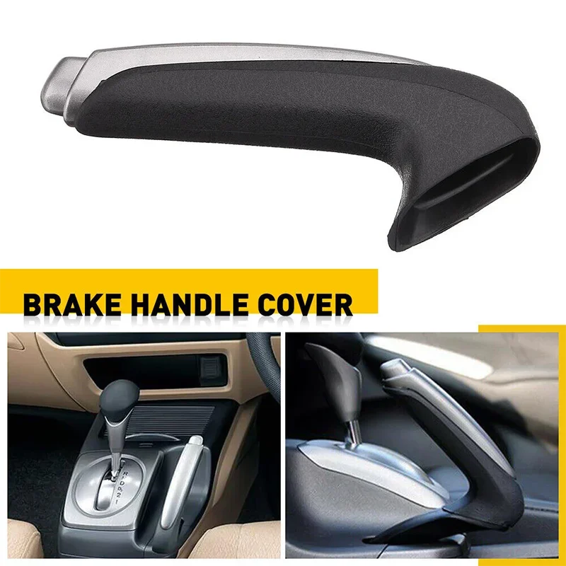 Brake Handle Cover Gear Shift Knob Grip for Honda Civic 2006-2011 Left Hand Drive Car Accessories 47115-SNA-A82ZA 54130-SNA-A81