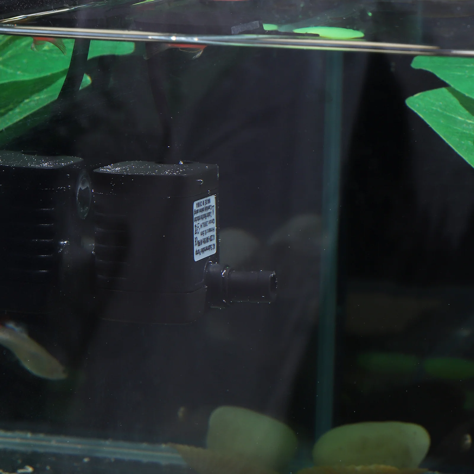 

220L/H Submersible Water Pump 220V 4W Adjustable Flow Aquarium Fountain Pump With Carbonized Stainless Steel Shaft Filter